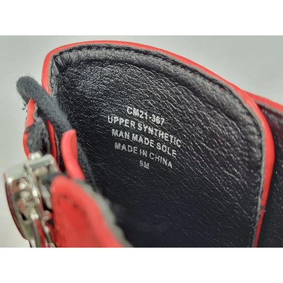 Current Mood x Dolls Kill Mid Calf Platform Goth Rave Boots Womens 9 M CM21-367 - Picture 5 of 10